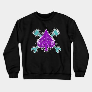 HOTROD/POKER: Hotrod and Poker Art Crewneck Sweatshirt